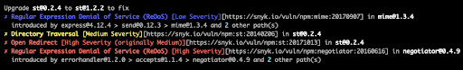 Custom and original severity in the CLI